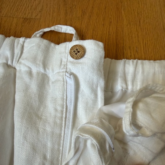 Linen Pants with lining to knee and deep pockets - Picture 4 of 6